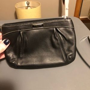 Classic Black Coach Wristlet